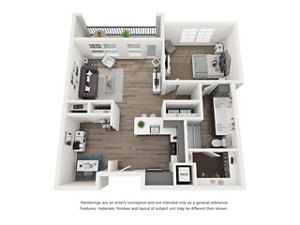 1 bed, 1 bath, 900 sqft, $2,086