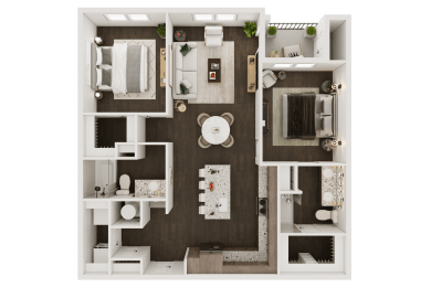 2 beds, 2 baths, 1,178 sqft, $2,655