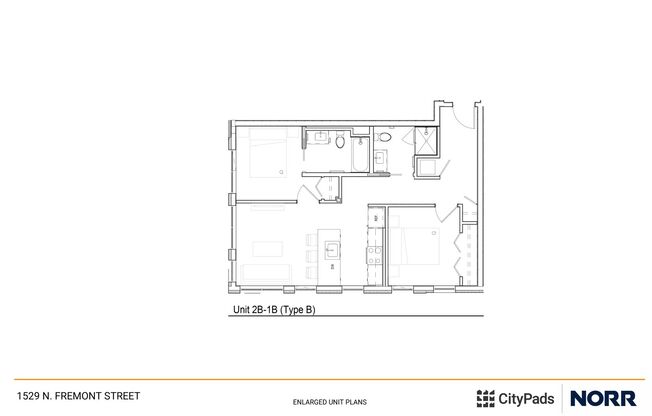2 beds, 2 baths, 817 sqft, $3,950, Unit 312