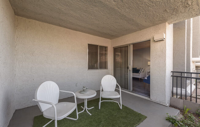 The Icon on Central Apartments in Phoenix, Arizona Private Patio