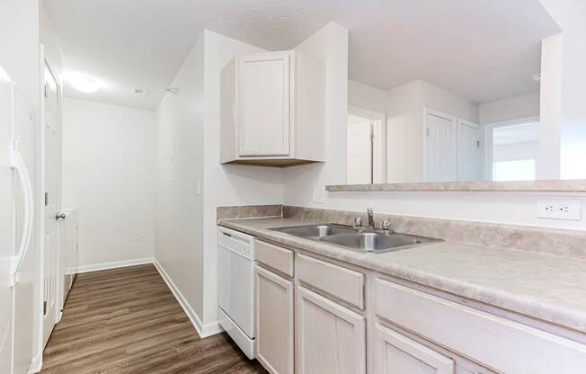 Kitchen with Wood Cabinets