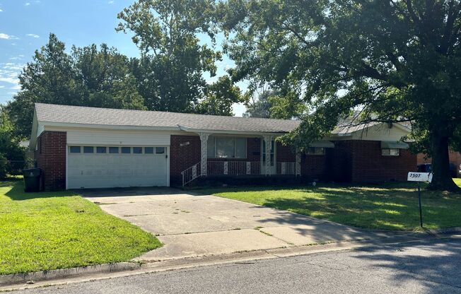 Beautiful 3 bedroom 1.5 bath brick home with 2 car garage