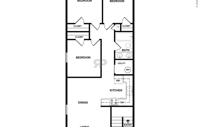 3 beds, 1 bath, 1,623 sqft, $1,314