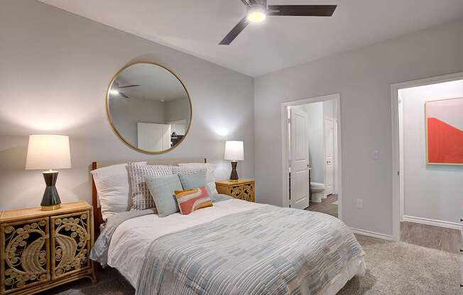 Large Bedroom En-Suite Bathroom at Edge and Stone, San Antonio, Texas