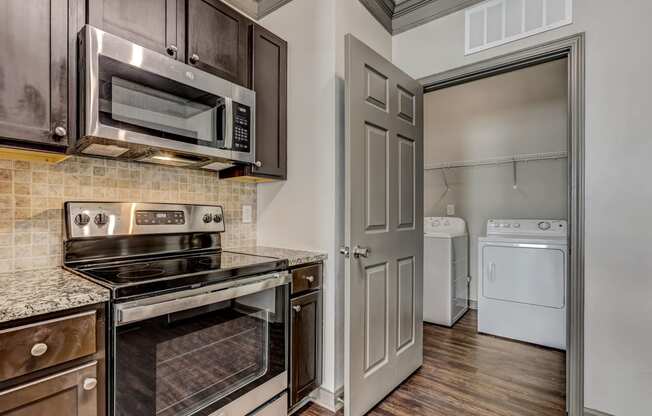 Kitchne Featuring Stainless Steel Appliances