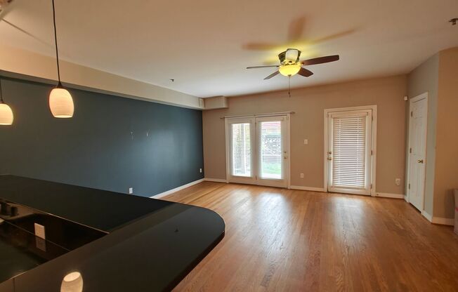Large 2 bedroom one level condo on first floor