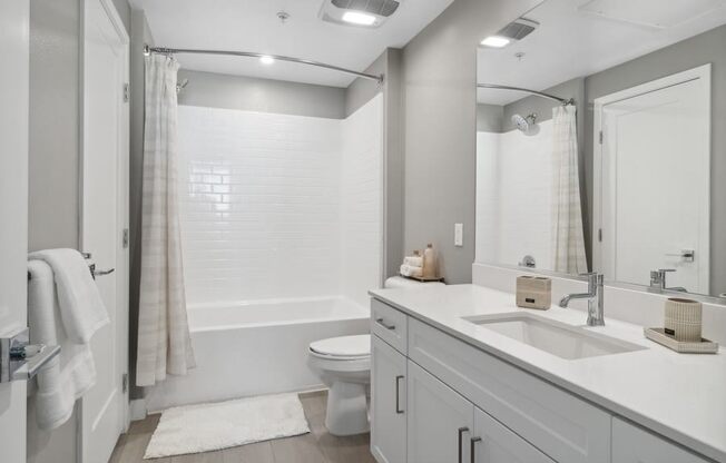 Full bathroom interior at Arrive Temecula
