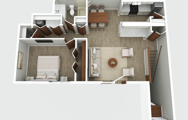 1 bed, 1 bath, 665 sqft, $1,249, Unit DY3825C