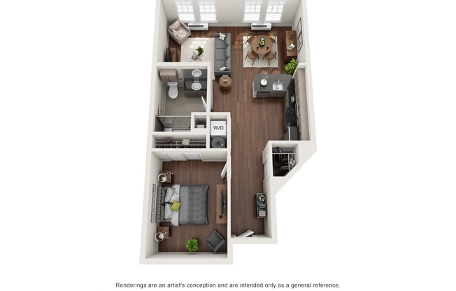 1 bed, 1 bath, 777 sqft, $2,395, Unit 411