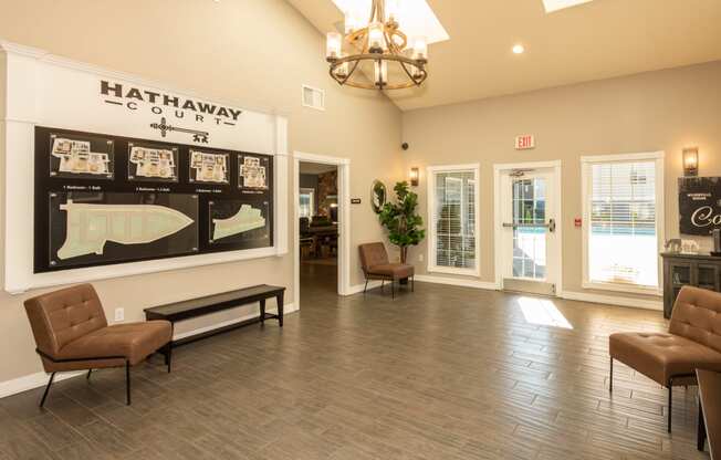 Hathaway Court clubhouse floor plans