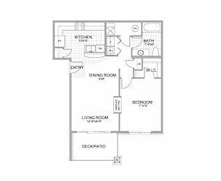 1 bed, 1 bath, 797 sqft, $1,300