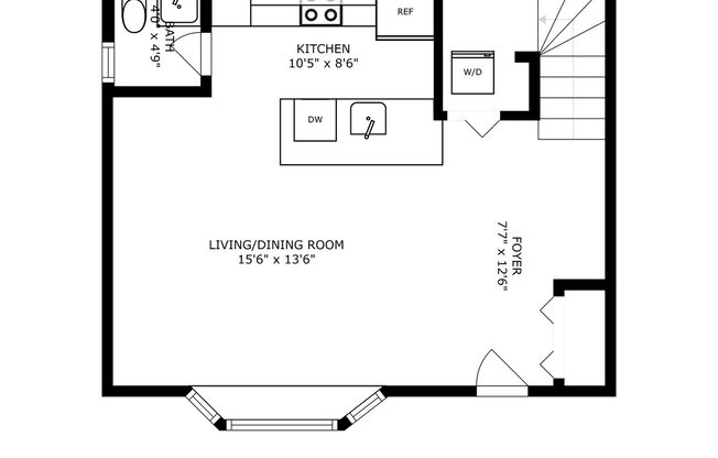 2 beds, 1.5 baths, 1,095 sqft, $2,660, Unit 1904 #K