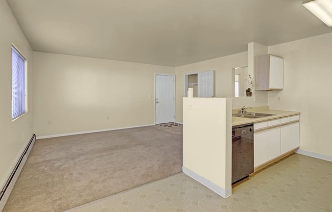 Timber Ridge Kitchen and Living Room