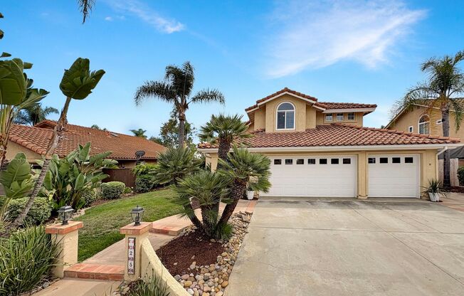 Elegant Poway Home with High Ceilings, Pool & 3-Car Garage