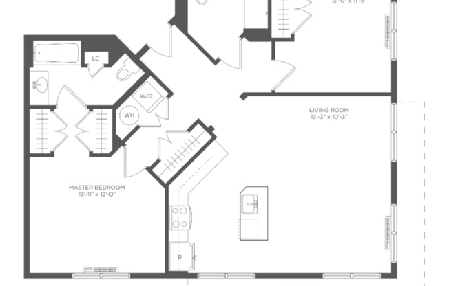 2 beds, 2 baths, 1,084 sqft, $2,992