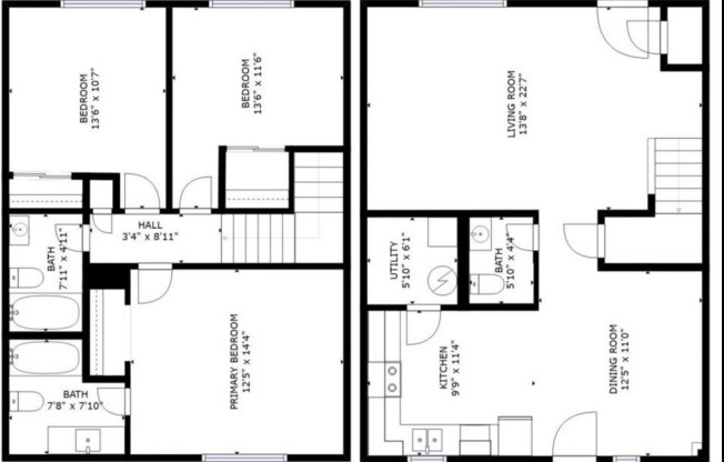 3 beds, 2.5 baths, 1,425 sqft, $1,500, Unit 09G