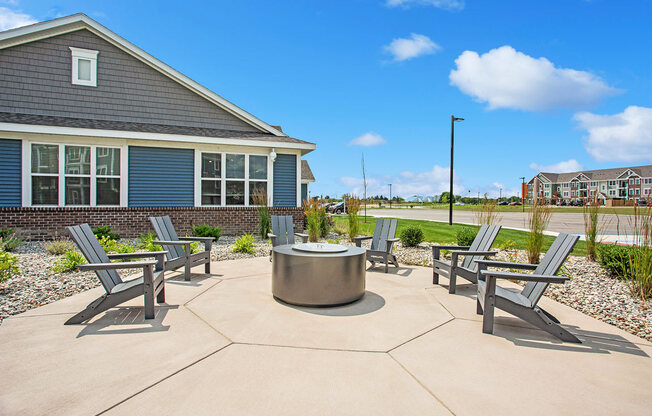 Poolside Firepit at Meadowbrooke Apartment Homes in Grand Rapids, MI 49512