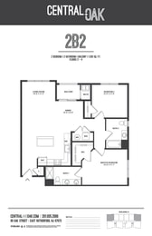 2 beds, 2 baths, 1,128 sqft, $2,995