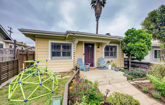 North Park Gem: 4-Bedroom, 3-Bath Home with Lush Garden & Modern Comforts