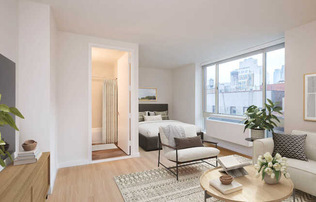 Living Room with Hard Surface Flooring