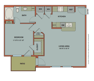 1 bed, 1 bath, 794 sqft, $1,919