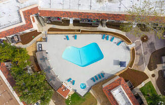 Aerial View Of The Pool at Charter Oaks Apartments, Thousand Oaks, 91360