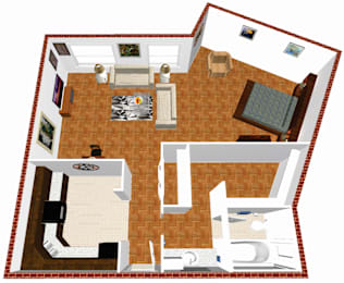 Studio, 1 bath, 580 sqft, $1,552