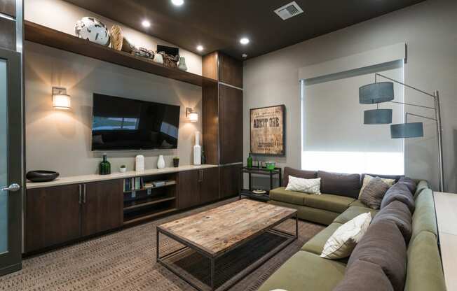 Media Room at Arterra Place Apartments in Aurora, CO