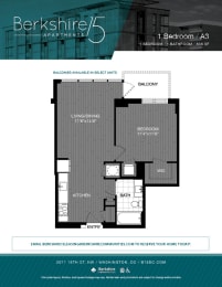 1 bed, 1 bath, 636 sqft, $3,227