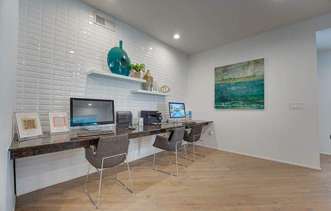 Business Center at Vue Live Oak, Dallas, Texas