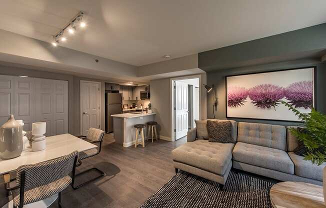 cambridge park apartment living and dining