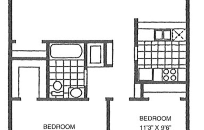 2 beds, 1 bath, 832 sqft, $1,165