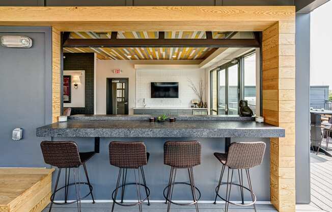 Kitchen Area at The Beeker, Columbus, OH, 43201