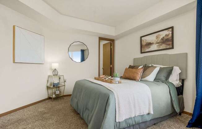 Bedroom with Plush Carpeting
