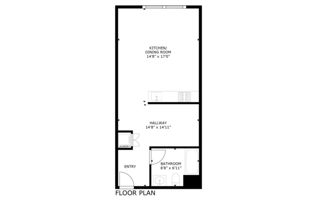 Studio, 1 bath, 473 sqft, $1,895, Unit 610