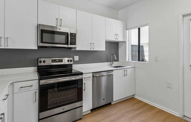 Kitchen with Stainless Steel Appliances