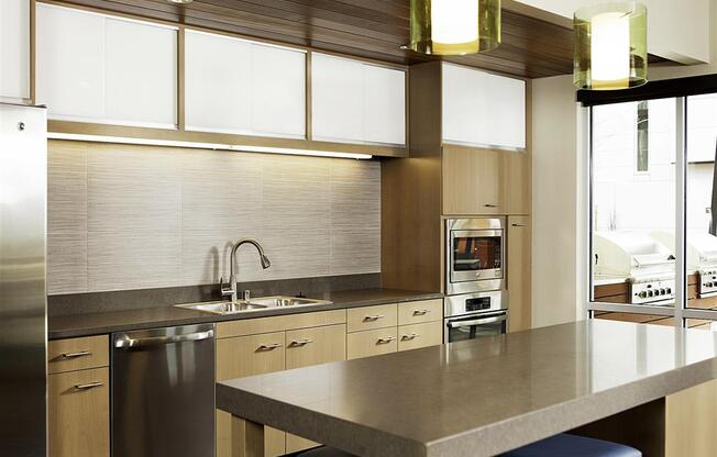 Corian Countertops in Kitchen and Bathrooms at Allez, Redmond, WA