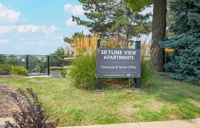 Exterior signage that reads