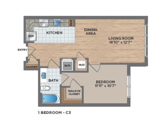 1 bed, 1 bath, 680 sqft, $3,005