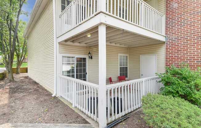 Patchen Oaks Apartments - Large Patios and Balconies