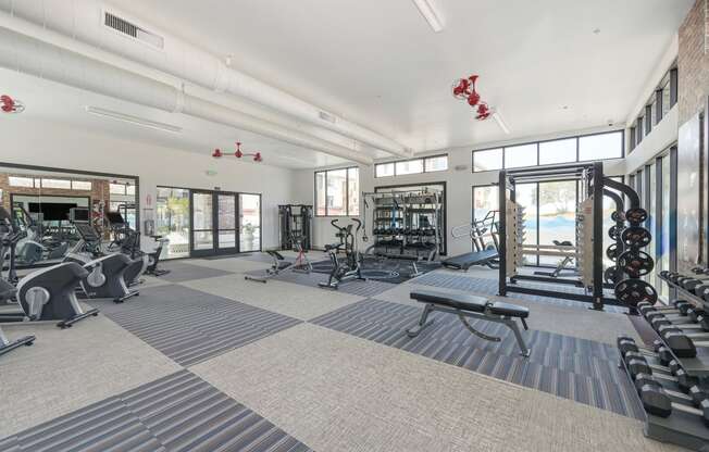 Fitness Center at Sierra Gateway Apartments, Rocklin, CA