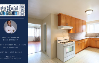 Top Floor 1BR+Office/1BA in Inner Mission, Eat-in Kitchen, Shared Yard, Section 8 Welcome (948 South Van Ness #3)