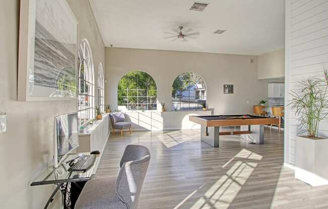 the enclave at homecoming terra vista game room with pool table