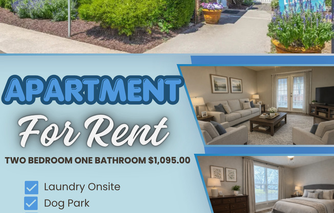 2 beds, 1 bath, 850 sqft, $1,175, Unit D7