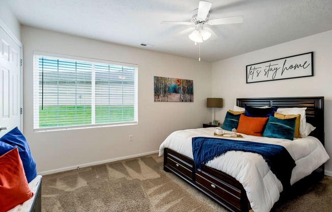 Bedroom with Abundant Natural Light