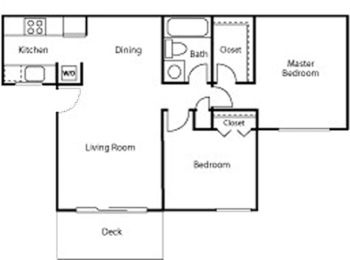 2 beds, 1 bath, 800 sqft, $1,699