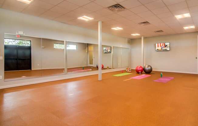 Yoga and Spin Studio at Aviator at Brooks Apartments, Clear Property Management, San Antonio, TX, 78235