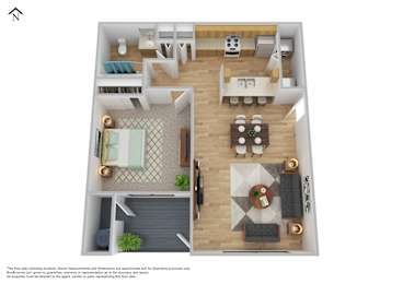 1 bed, 1 bath, 719 sqft, $1,320