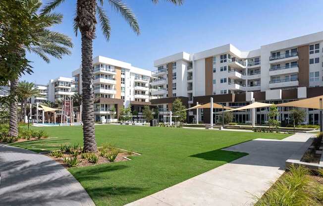 Green Lawn at Elements Apartments*, Irvine