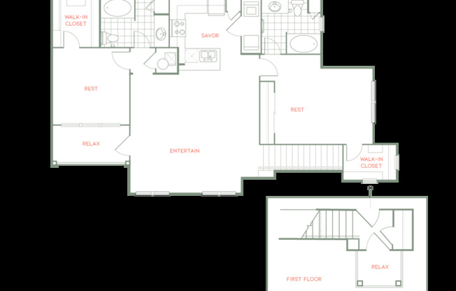 2 beds, 2 baths, 1,238 sqft, $2,374